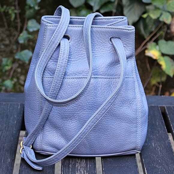Coach Vintage - Sonoma 2-Handle bucket bag 4923 in Periwinkle, USA 1990s - Picture 1 of 14
